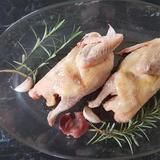 Fresh Pigeon by Tabi3y, available at Elmeraki, displayed ready for cooking with herbs and spices.