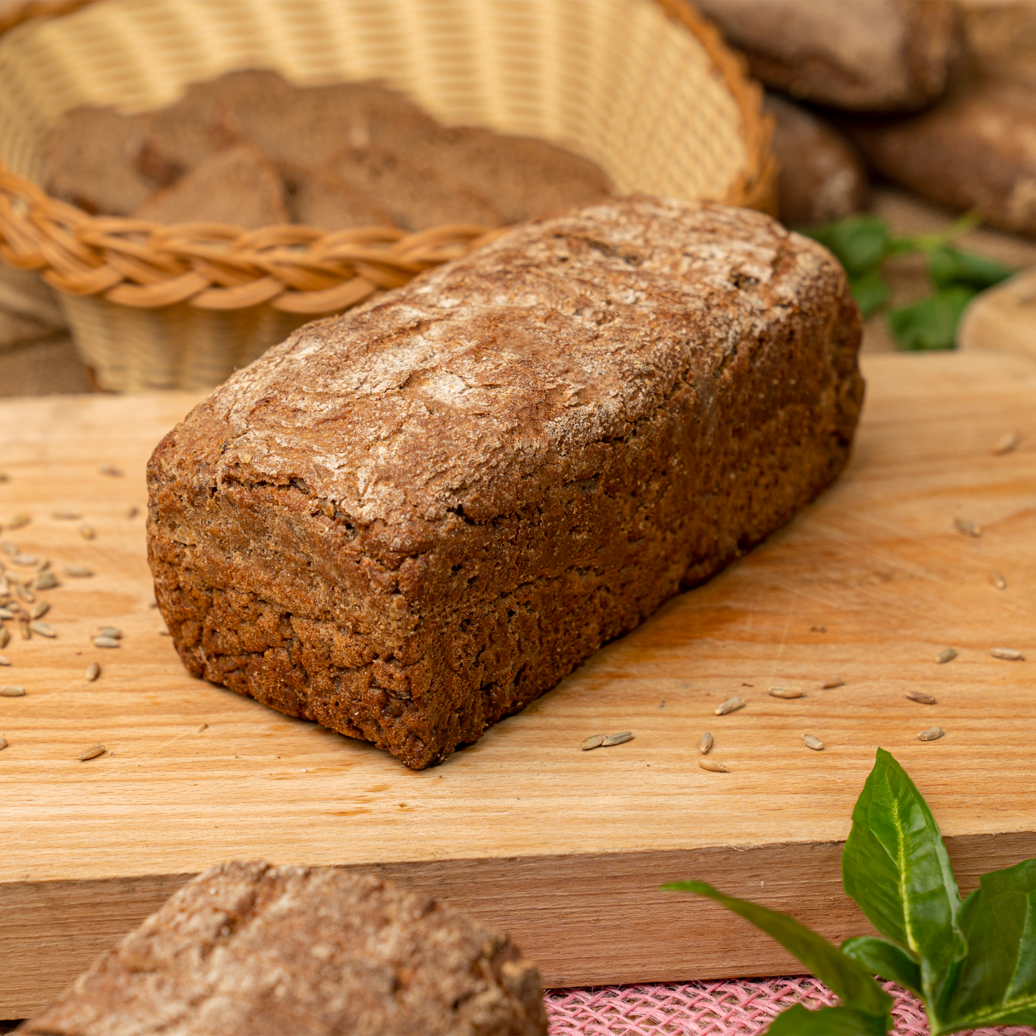 Whole Grain Rye Toast Bread