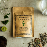 AWAKEN Herbal Tea by Ancient Naturals - Pesticide-Free Organic Blend for Energy and Focus