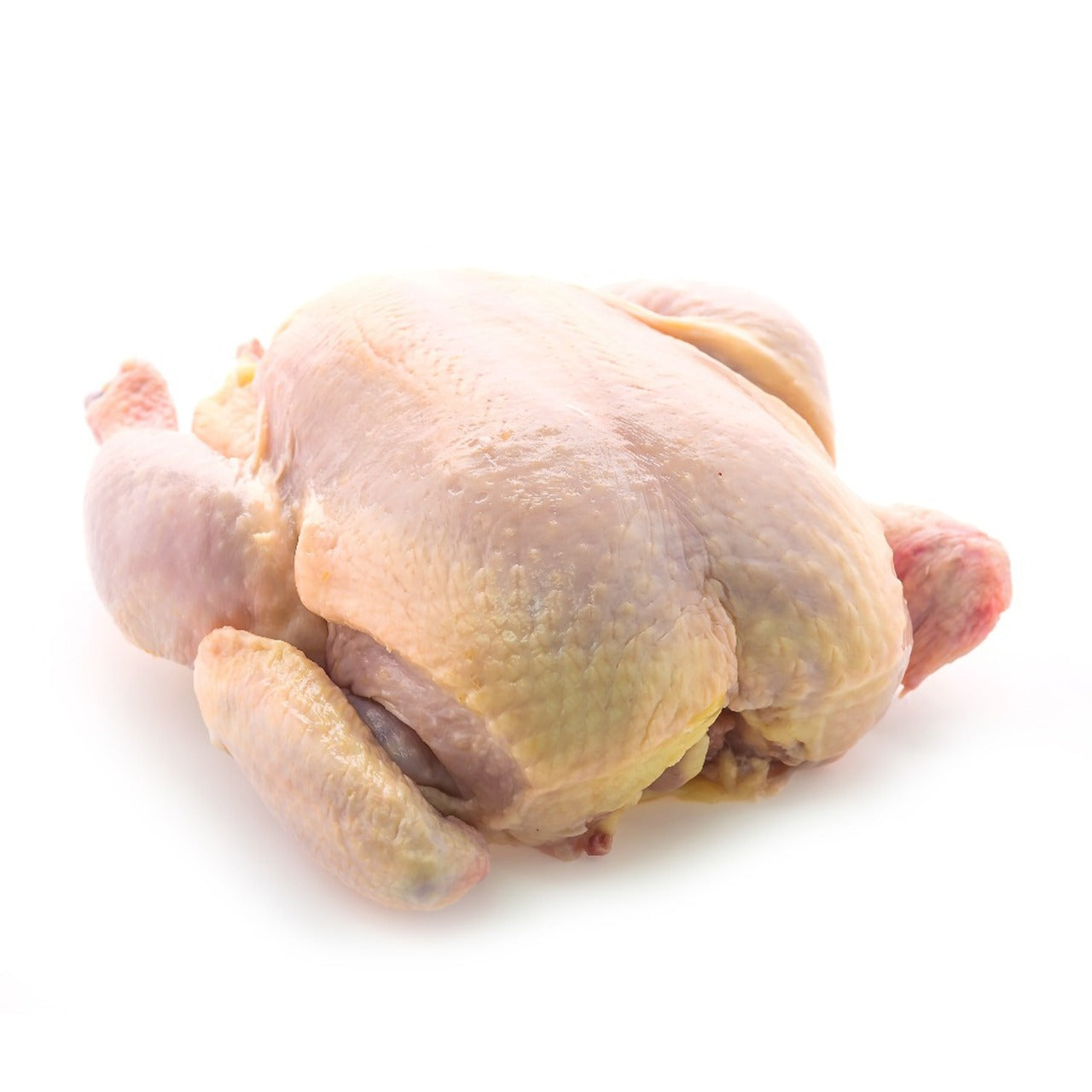 Baladi Chicken by Tabi3y, available at Elmeraki, displayed fresh and ready for cooking.