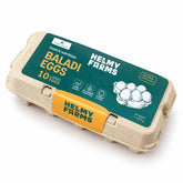 Baladi Eggs by Helmy Farms, available in packs of 10 or 30 eggs