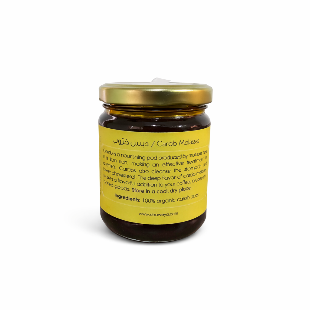 carob molasses jar by Be.Do natural syrup Egypt