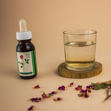 Be.do Damask Rose Glycerin Tincture - wild Sinai rose petal extract for emotional comfort and skin resilience