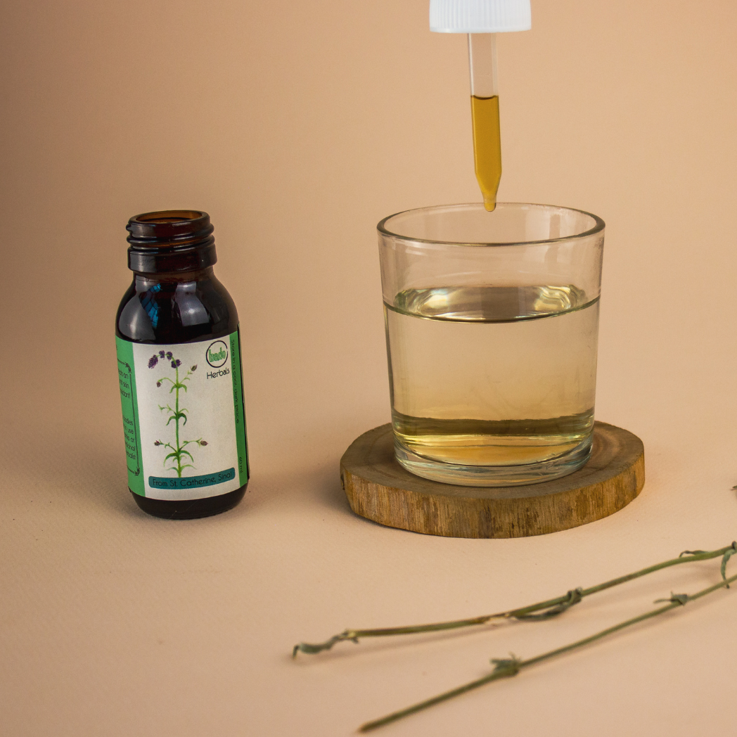 Be.do Desert Mint Glycerin Tincture - wild Sinai mint extract for digestive comfort and relaxation