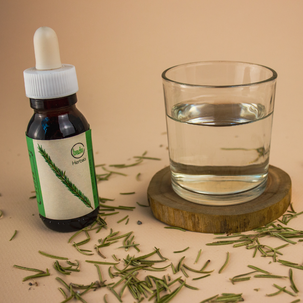 Be.do Rosemary Glycerin Tincture - wild Sinai rosemary extract for mental clarity and focus support