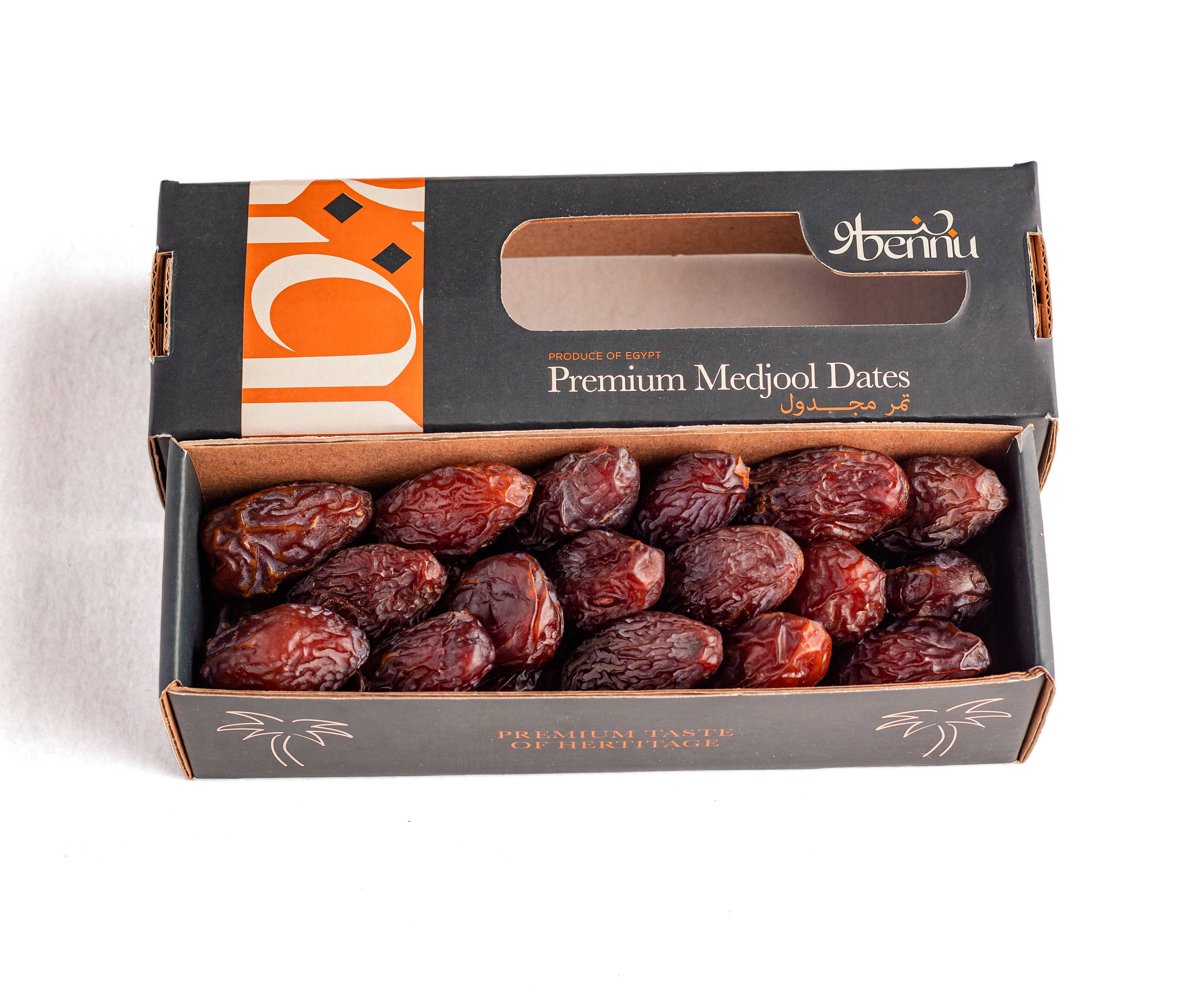 Bennu Saudi Sukkari Mefatel Dates 400g premium Saudi dates – تمر سكري مفتل من بنو