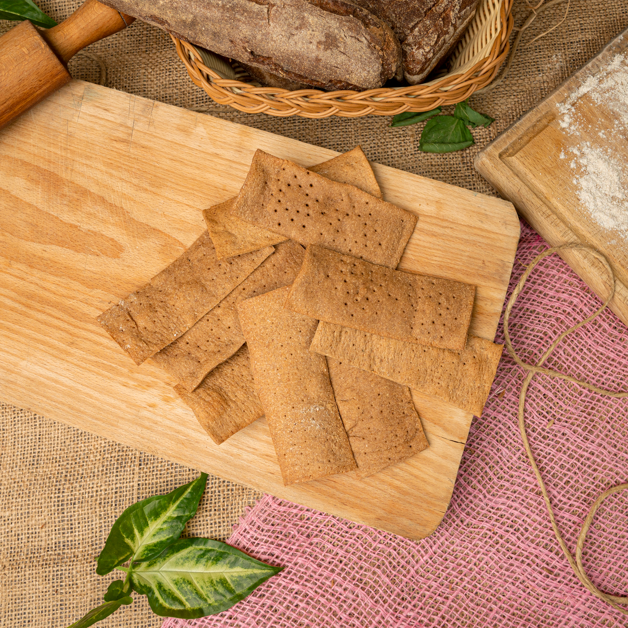 100 Percent Rye Crackers