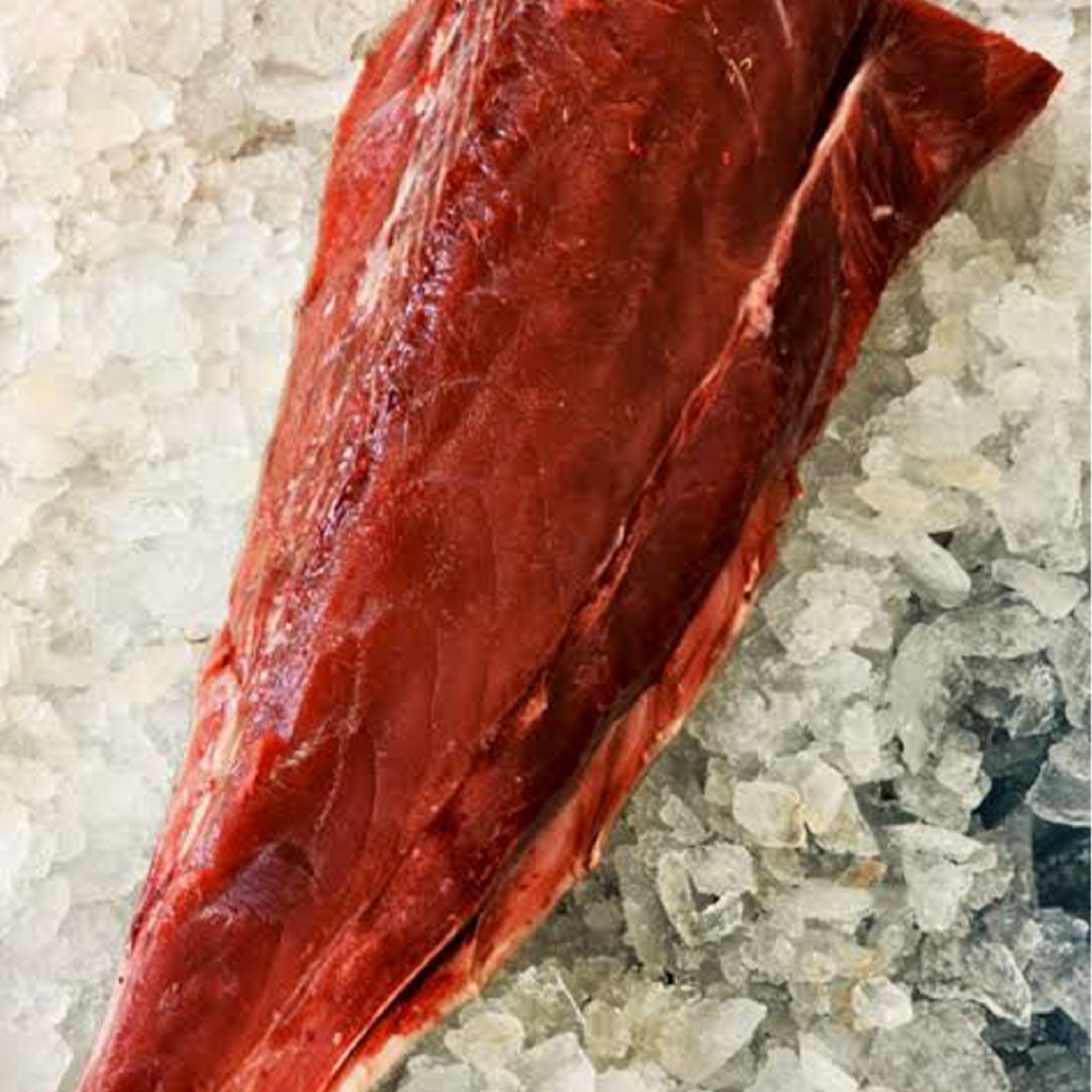 Fresh Bluefin Tuna Fillet from Crazy Tuna, prepared in Egypt for El Meraki, perfect for sushi and searing.