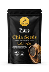 Dr. Food Pure Chia Seeds 200g healthy superfood seeds package on white background