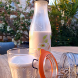 Bottle of Good Gut Mama Fresh Sunflower Seed Milk from Egypt, a creamy nut-free plant-based beverage.