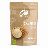 Ole Raw Wildcrafted Sea Moss Powder 100g front packaging on white background