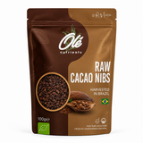 Raw Cacao Nibs by Ole 100g | حبيبات الكاكاو الخام 100 جرام