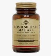 Product photo of Solgar Reishi, Shiitake, Maitake Mushroom Extract bottle for sale.
