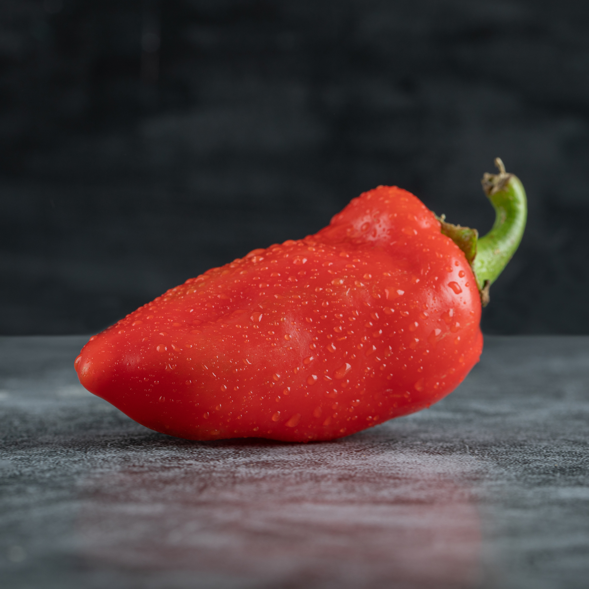 Unique, three-lobed Bishop Crown Chillies from Tulima Farms, Egypt, grown without pesticides