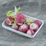 Vibrant Egyptian-grown microgreen radish mix from Tulima Farms, fresh and nutrient-packed