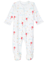 Under the Nile Dreamland Boys Baby Sleepsuit in soft organic cotton with full snap closures