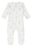 Under the Nile Dreamland Girls Baby Sleepsuit in soft organic cotton with snap closures