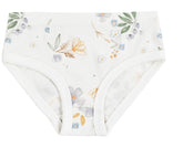 Under the Nile Modern Daisy print cotton panty for girls.