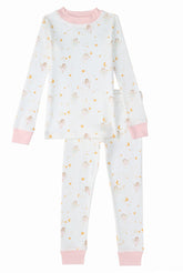 Under the Nile Dreamland Girls Pajama Set in soft organic cotton for children.