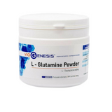 Viogenesis L-Glutamine Powder 250gr – Unflavored dietary supplement for muscle recovery and gut health, available for preorder at El Meraki.