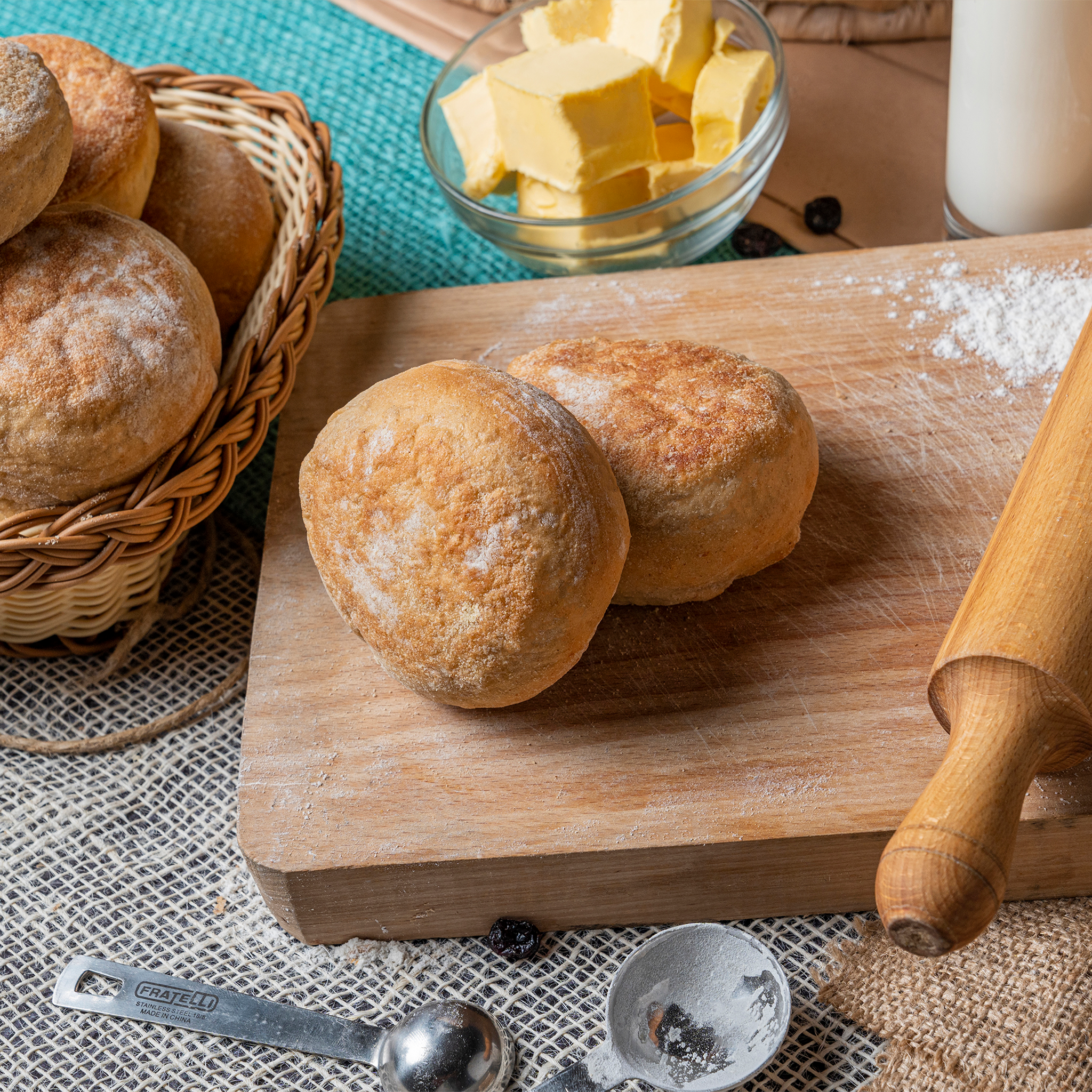 Whole Wheat English Muffins