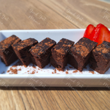 Keto Fudgy Choc Peanut Butter Brownies