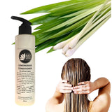 Bottle of Black Lotus Lemongrass Hair Conditioner for all hair types. Produced in Egypt.