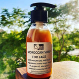 Black Lotus Moroccan Face Soap for gentle facial cleansing and soft skin. Made in Egypt.