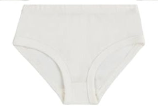 Girls Panty - Organic White