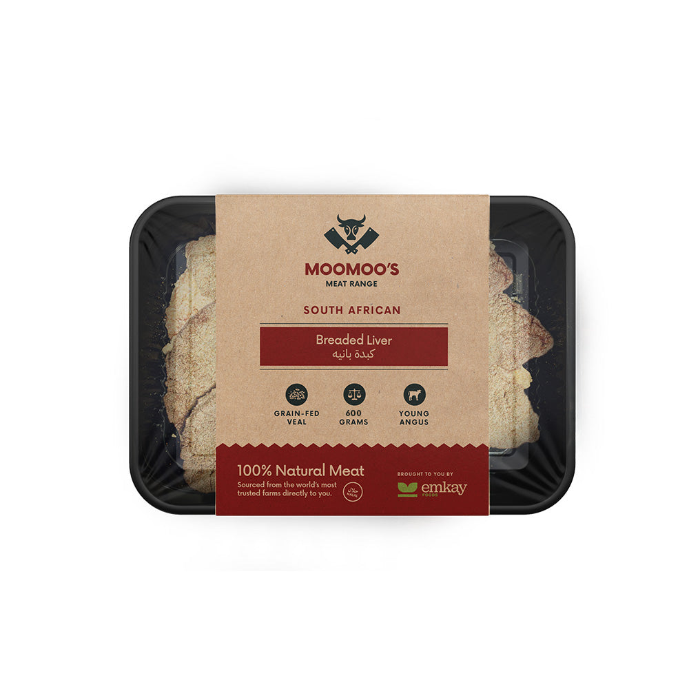 Moomoos SA Breaded Veal Liver 600gm