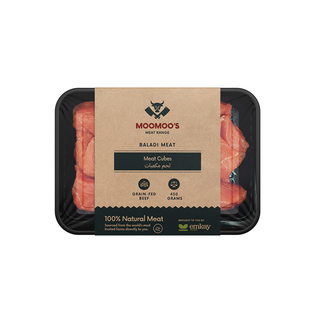 Moomoos Balady Meat Cubes 450 GM