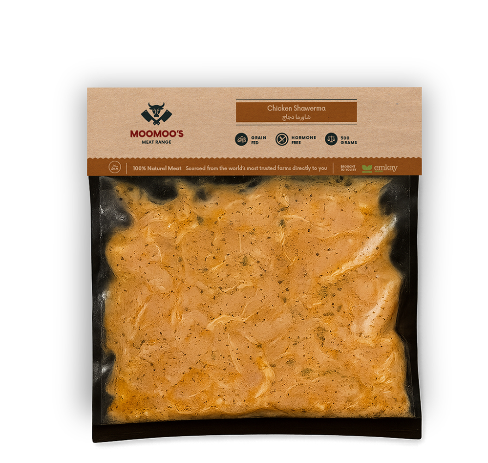 Moomoo's Frozen Chicken Shawerma 500gm