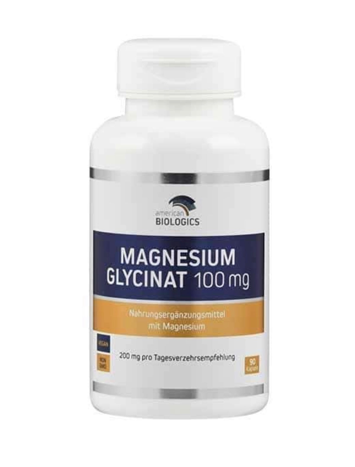 Magnesium Glycinat 100 mg Capsules 90 Capsules by American Biologics ( Preorder )