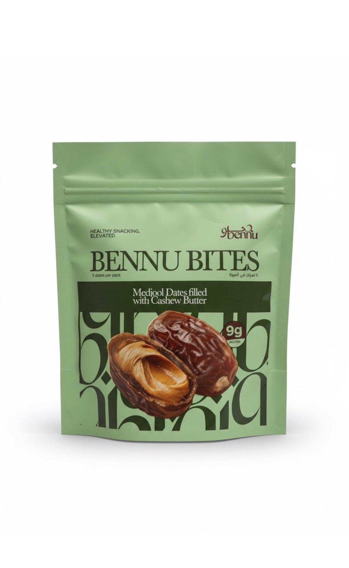 Bennu Bites Medjool Dates Filled Cashew Butter 5 Pcs