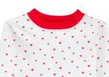 Kid's Pajama - Red Hearts