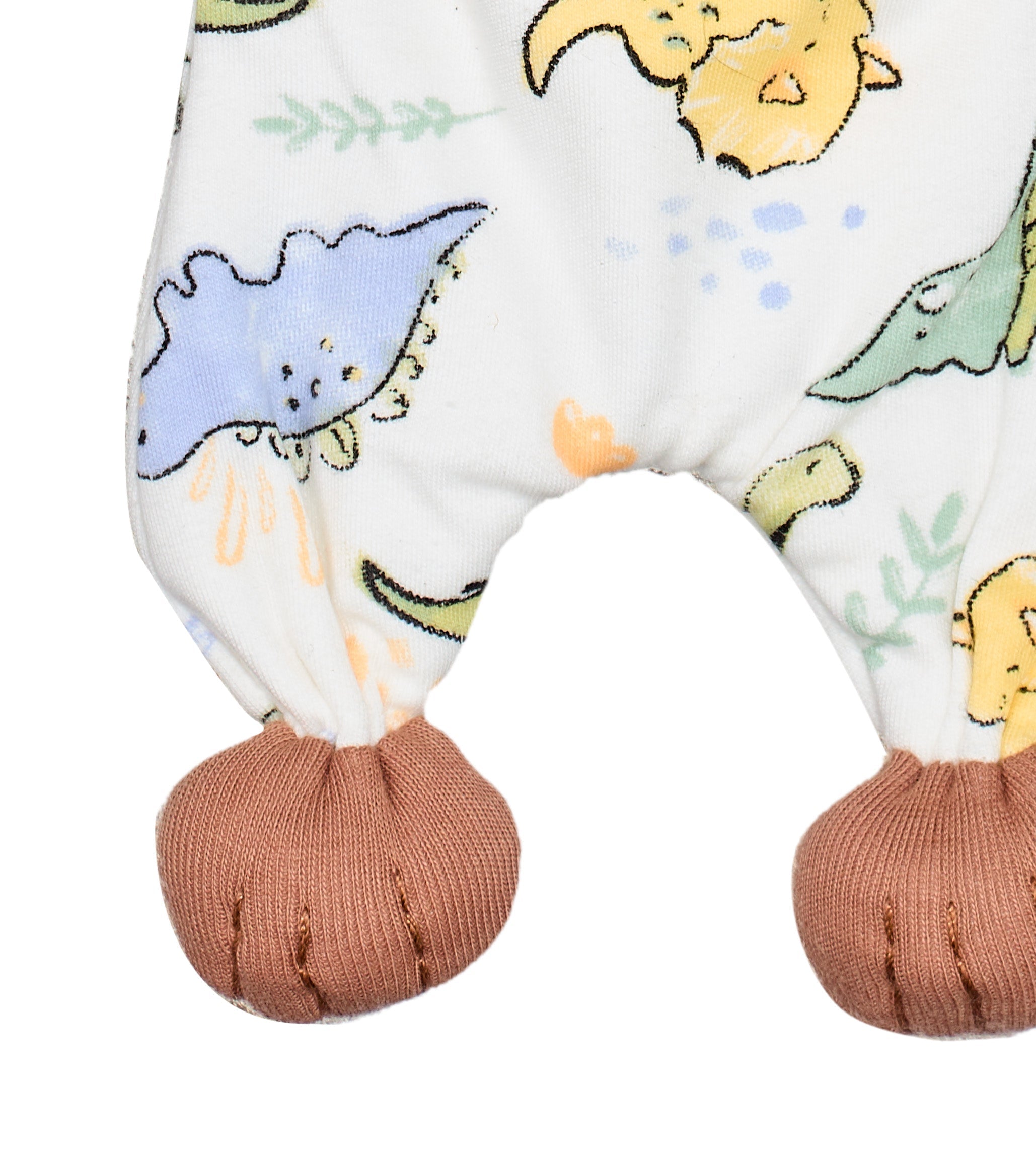 Under the Nile Puppy Dino organic cotton soft lovey toy for babies and toddlers, available at El Meraki.
