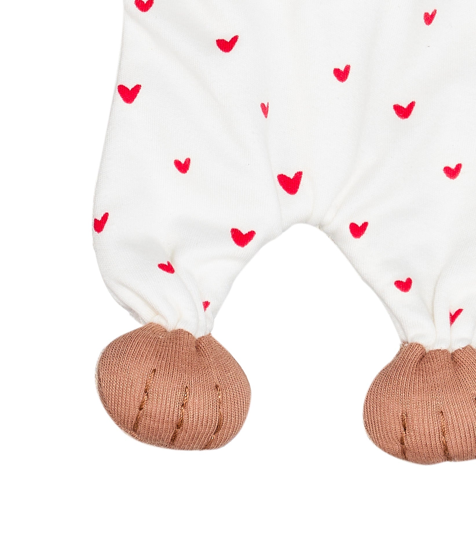 Under the Nile Puppy Little Hearts organic cotton soft lovey toy for babies, available at El Meraki.