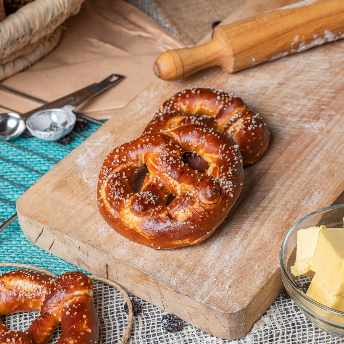 Traditional German Pretzel Stick