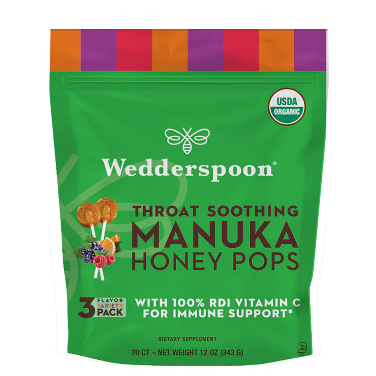 Organic Manuka Honey Pops - Variety