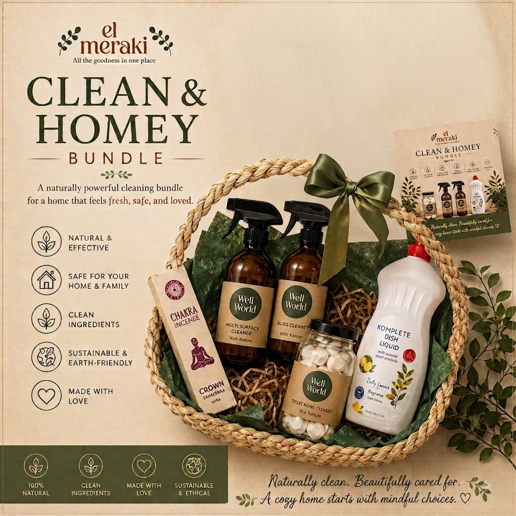 Clean & Homey Bundle by El Meraki | باقة التنظيف والراحة المنزلية