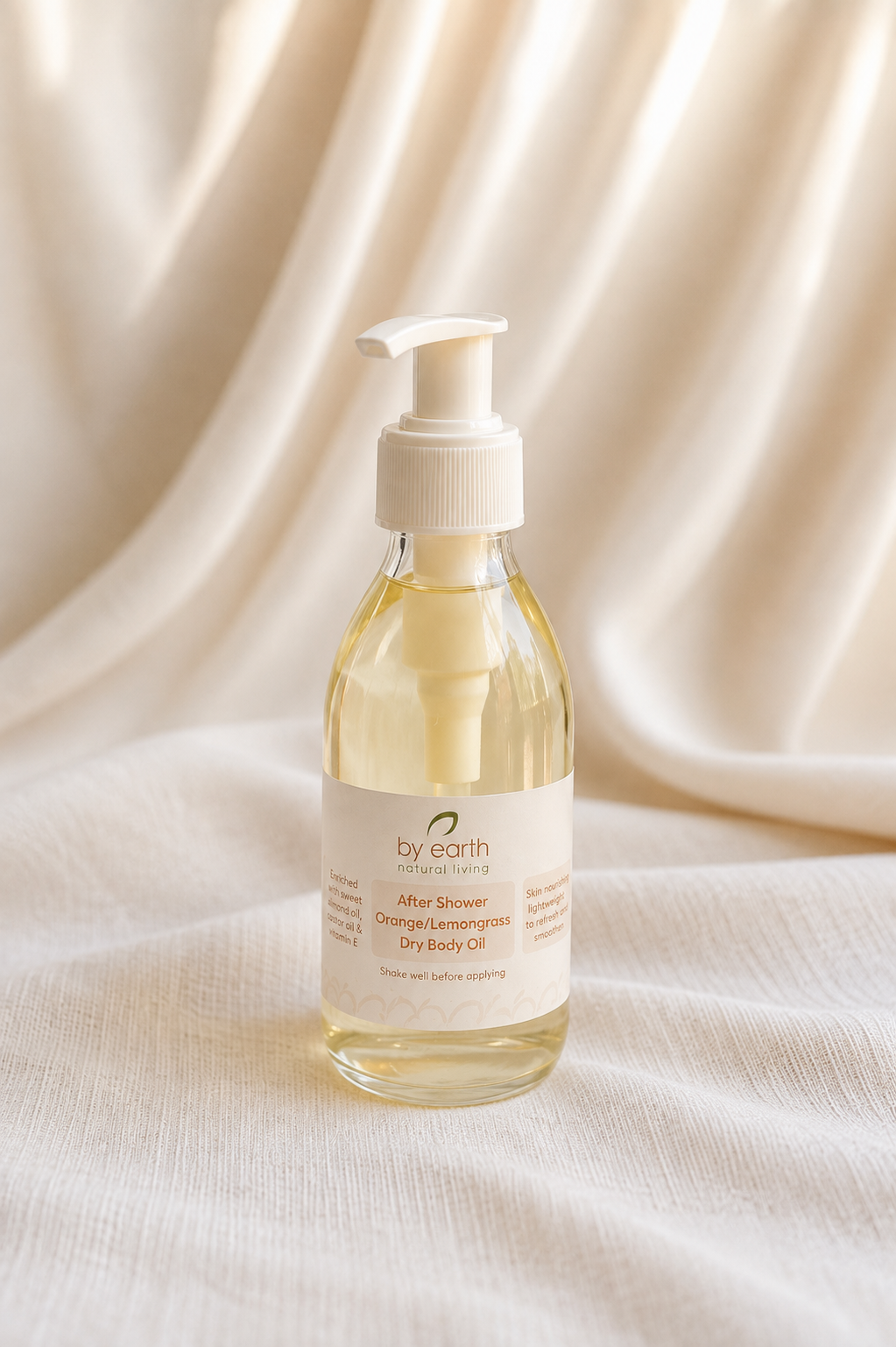 After Shower Orange Lemongrass Body Oil by Jismi Collection 120 ml