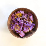Dried Blue Lotus flowers from Ancient Naturals, sustainably harvested in Egypt for tea, spiritual rituals, and natural wellness practices.
