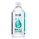 BE KETO Bio Organic MCT Oil Pure C8 – Bottle of liquid coconut-derived C8 oil for keto energy and focus, made in Egypt