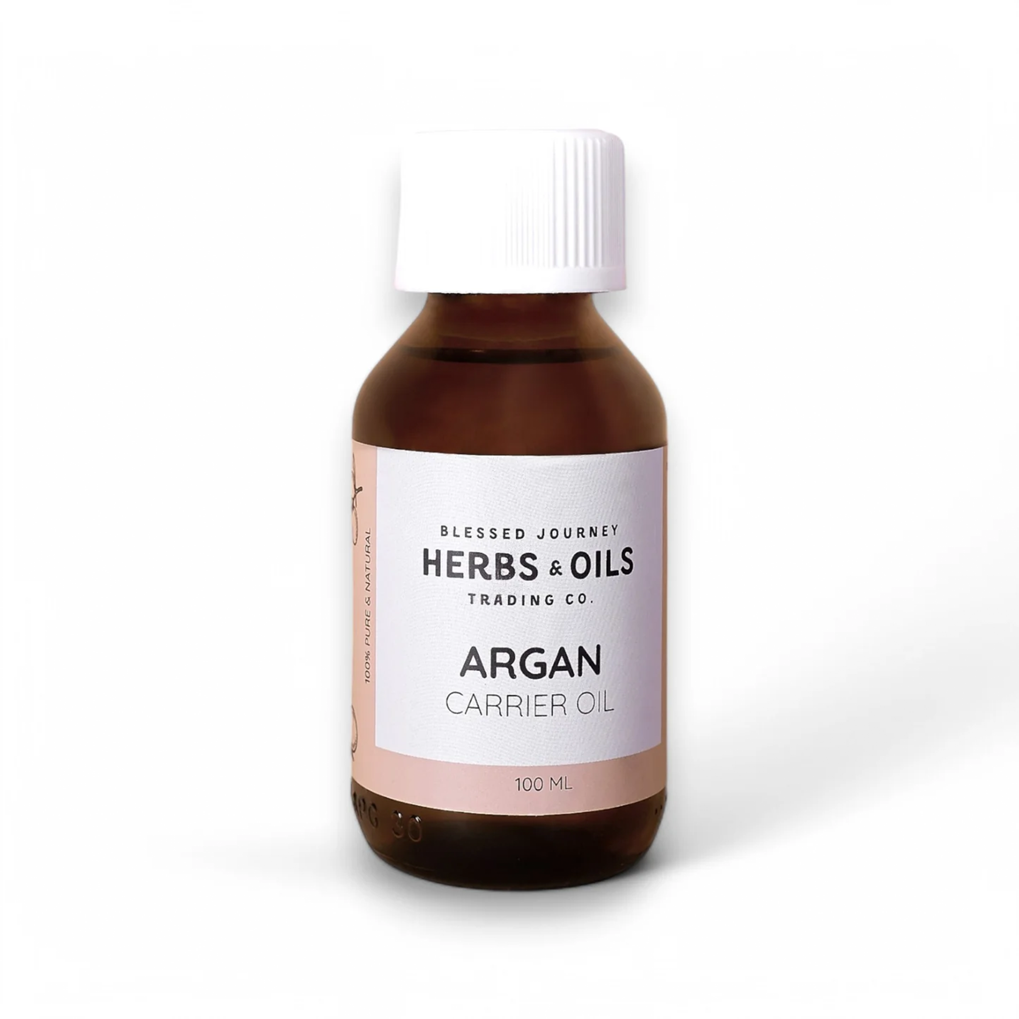 Blessed Journey Pure Argan Oil, a cold-pressed beauty elixir for hydrating skin and repairing hair, available in Egypt.