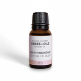 Blessed Journey Minty Mountain Essential Oil Blend for respiratory support and clear breathing, made in Egypt.