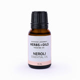 Blessed Journey 100% Pure Neroli Essential Oil in 15ml amber bottle from El Meraki, a luxurious emotional balance and skin care oil from Egypt.