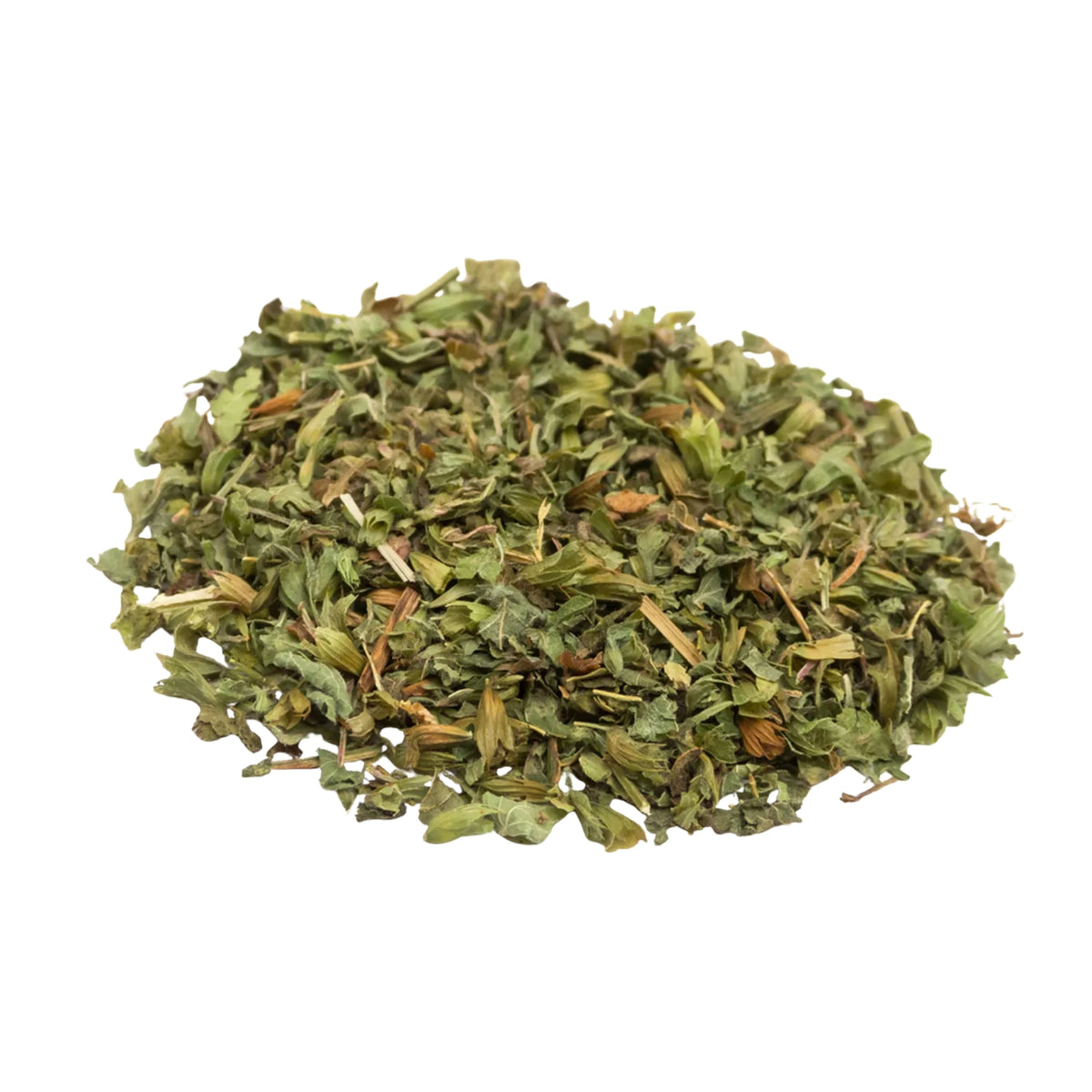 Organic loose leaf Lemon Balm tea by Blessed Journey at El Meraki, a calming meta health herbal tea grown in Egypt.