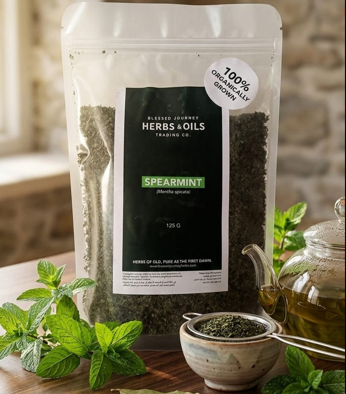 Blessed Journey organic dried spearmint leaf – نعناع عضوي مجفف من Blessed Journey