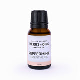 Blessed Journey 100% Pure Peppermint Essential Oil in 15ml amber bottle from El Meraki, a cooling energizing oil from Egypt.