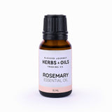 Blessed Journey 100% Pure Rosemary Essential Oil in 15ml amber bottle from El Meraki, a cognitive and hair support oil from Egypt.